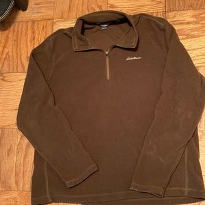 Eddie Bauer Lightweight Polartec 1/4 Zip Pullover